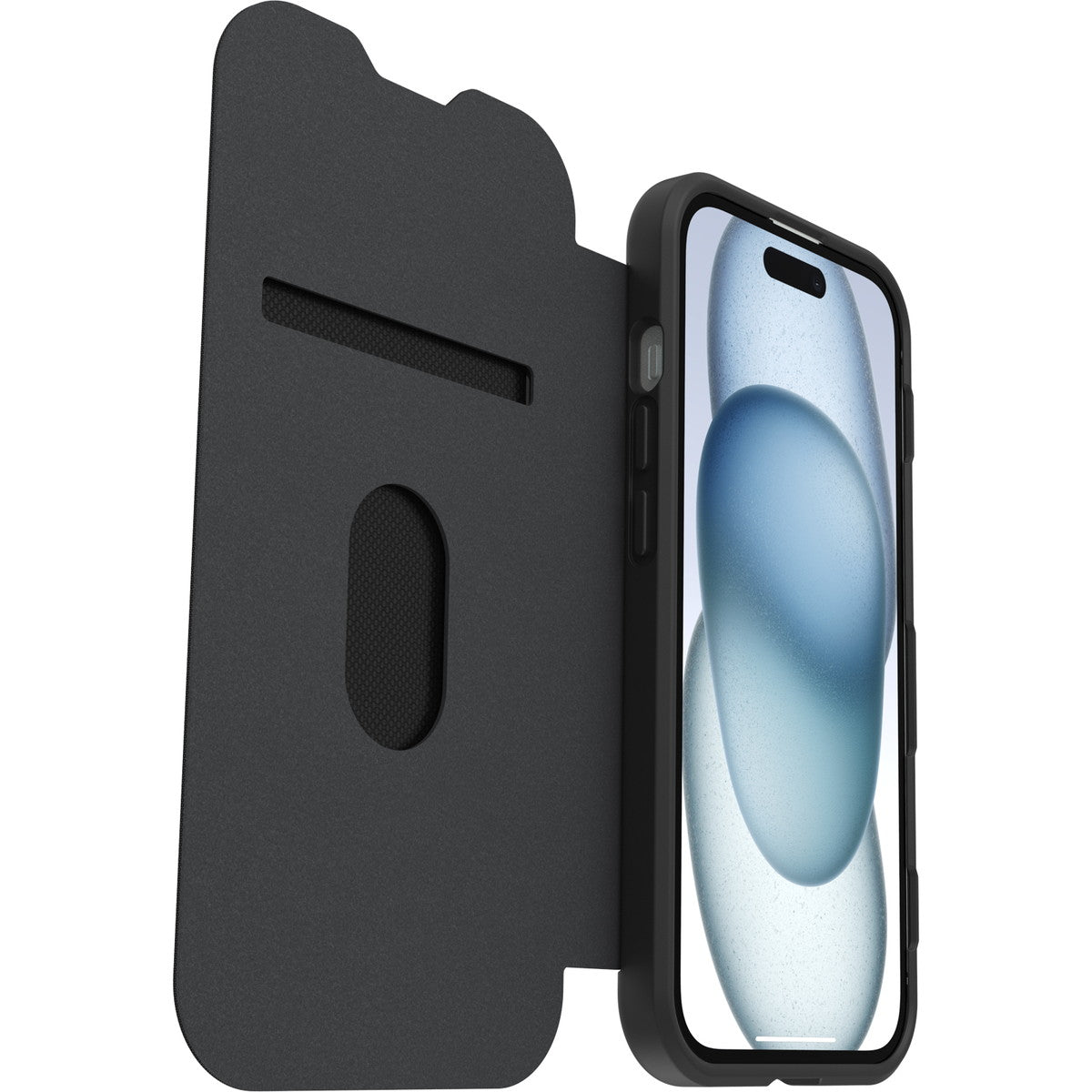 iPhone 15/14/13ケース React Folio MagSafe 耐衝撃 ブラック