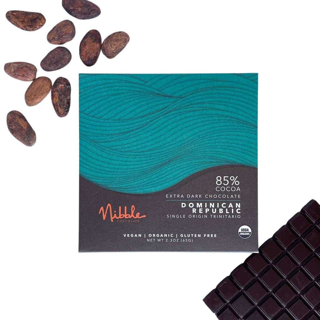 Extra Dark Chocolate | Premium 85% Cocoa | Organic Nibble – Nibble