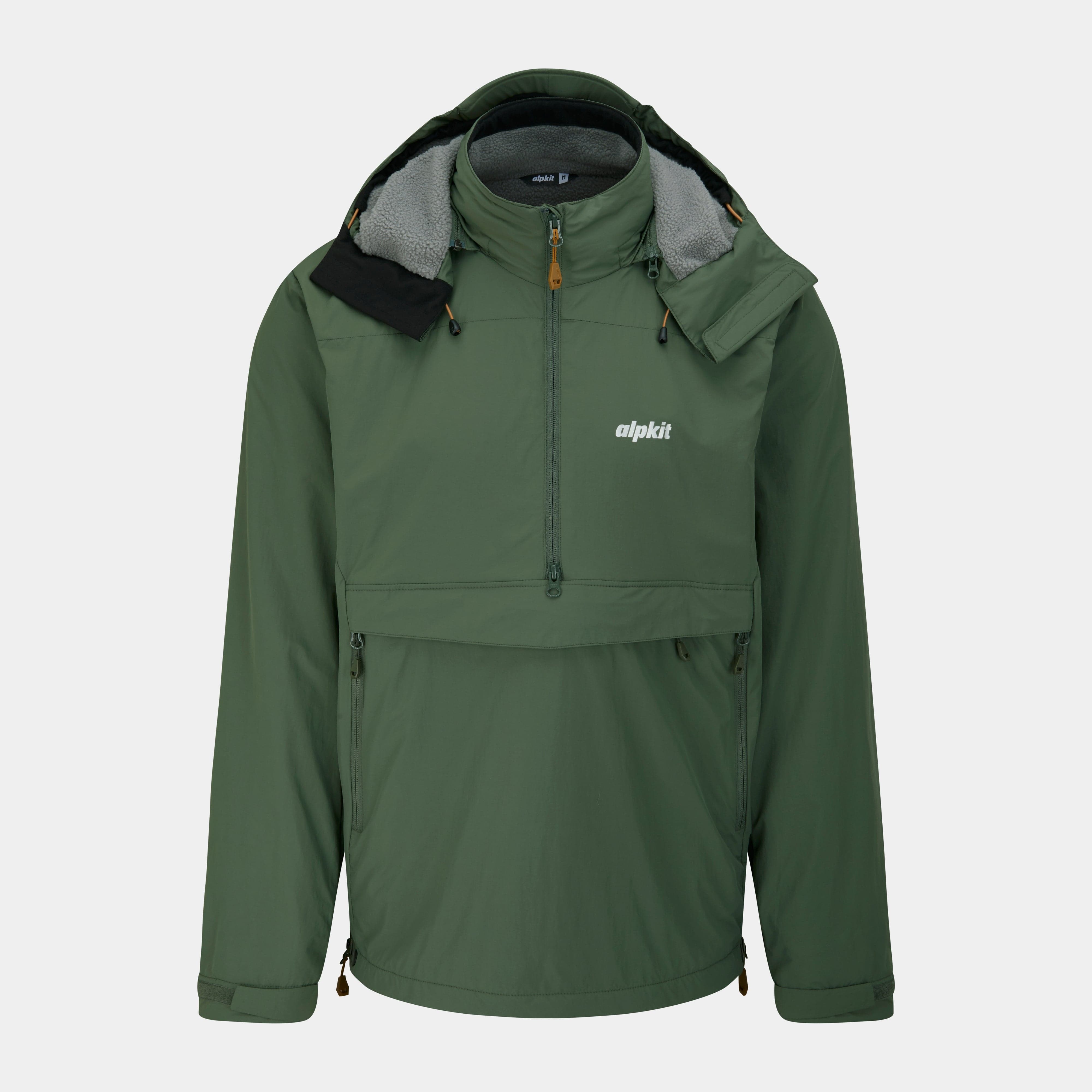 Jura Men's Pile Fleece-Lined Windproof Mountain Smock