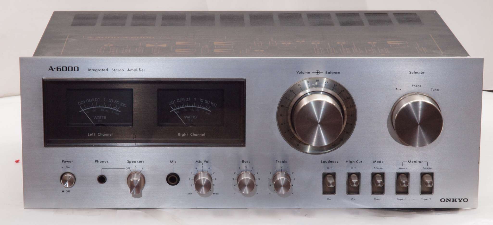 希少 ONKYO A-6000 インテグレーテッド ステレオアンプ 動作品 希少