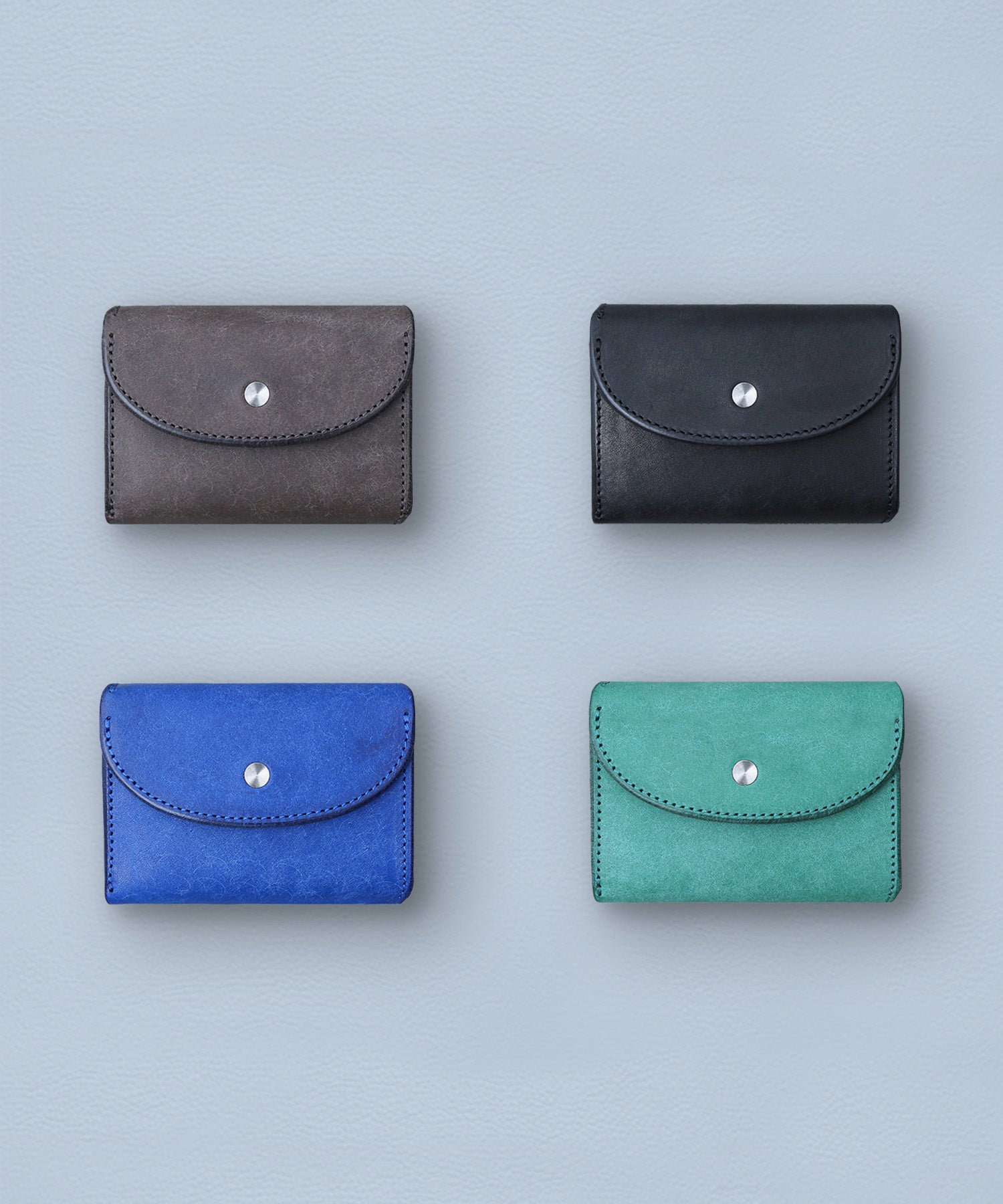 Iru×IKENOHATA GINKAWATEN】MARGOT LEATHER COMPACT WALLET – ANLIO