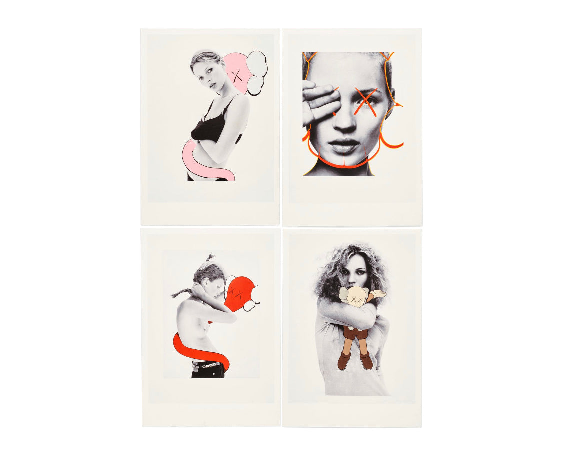 KAWS x NGV Postcard (Kate Moss) (Set of 4), 2019 – Curator Style