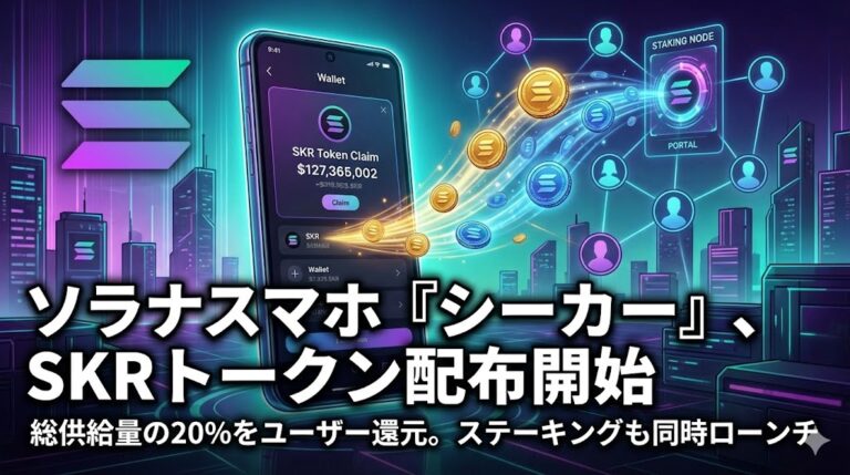 CoinNinja | ソラナ・モバイル、スマホ「シーカー」ユーザーへSKR