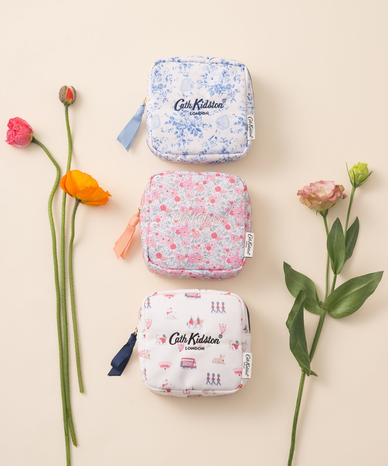 スクエアポーチ | Cath Kidston 日本公式オンラインストア | キャス