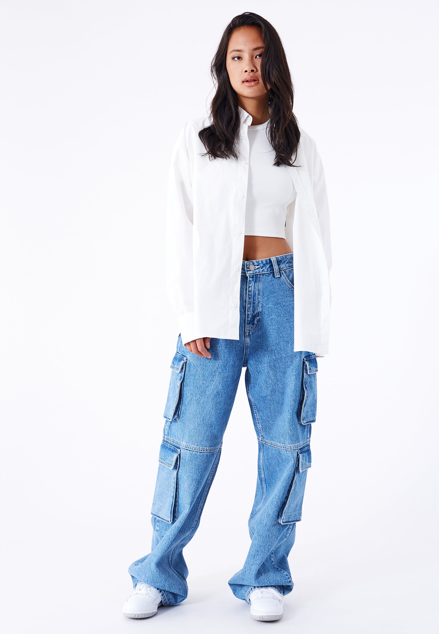 Donna Multi Cargo - Stream Sky Retro - Dr. Denim