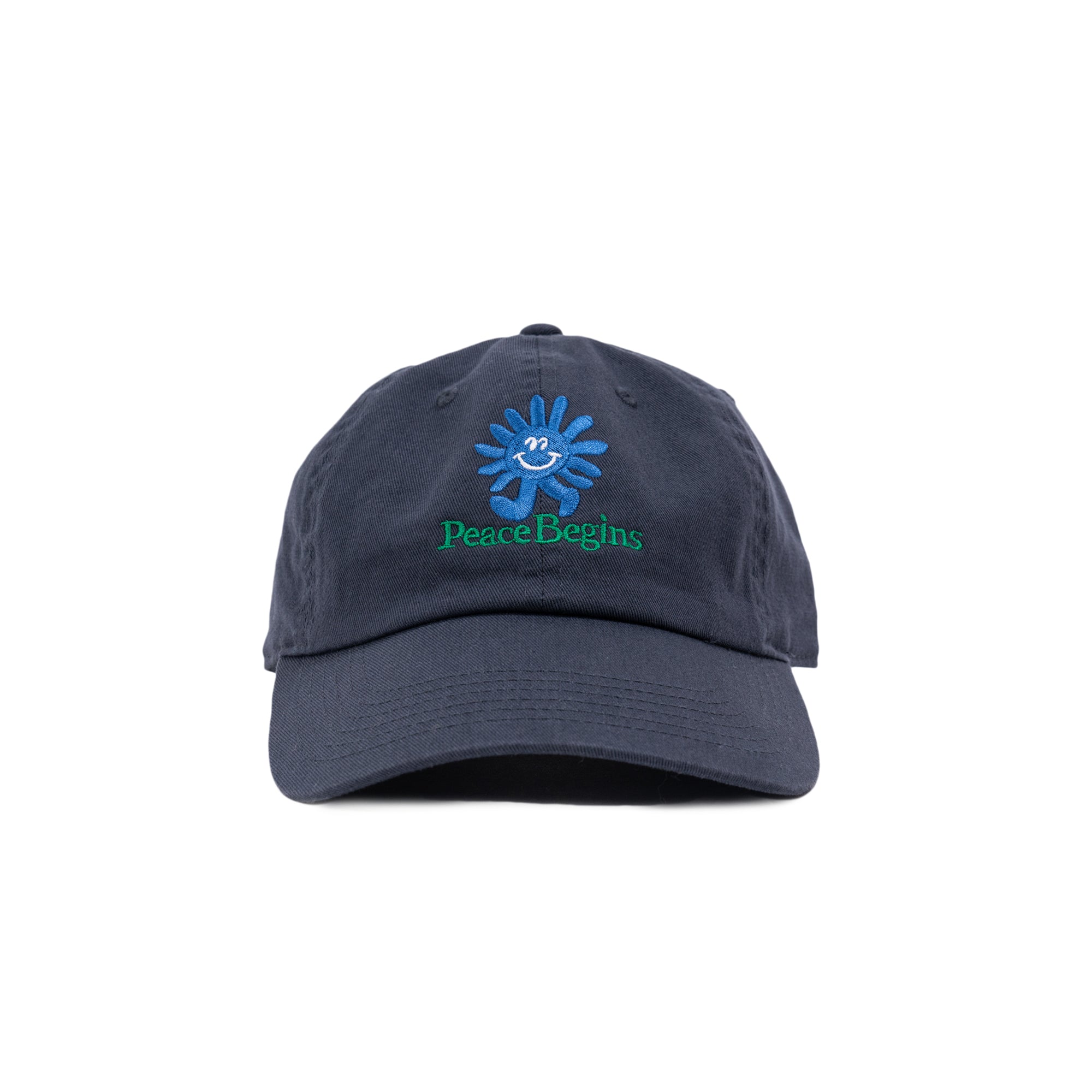PEACE RUN WASHED CAP (SLATE) / ピースランウォッシュドキャップ