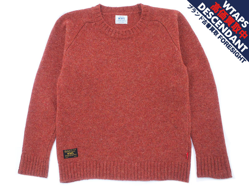 WTAPS 'DECK CREW-C / SWEATER. WOOL. J C RENNIE'セーター ニット