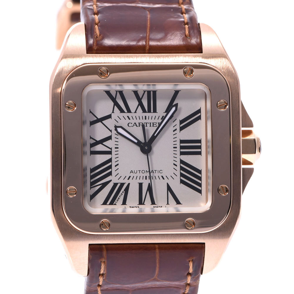 カルティエサントス100 MM メンズ 腕時計 W20108Y1 CARTIER 中古