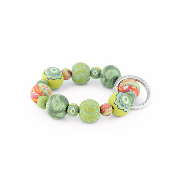 Green Fern Wrist Keychain - JILZARAH