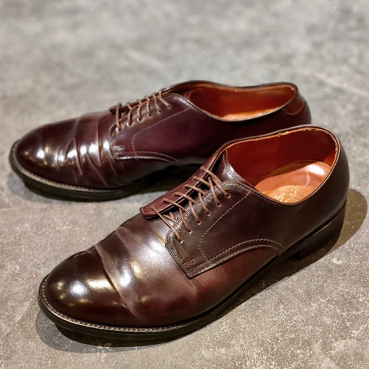 ALDEN】オールデン 53501 プレーントゥ コードバン ダークバーガンディ