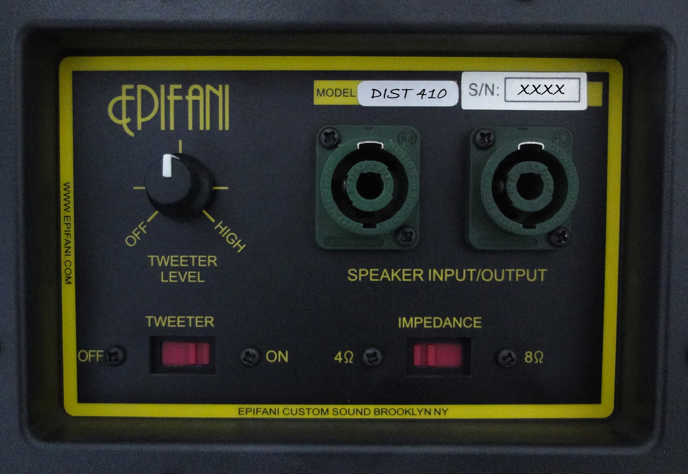 Epifani DIST 410 Bass Cabinet , High End Bass Guitars, Amps & Bass