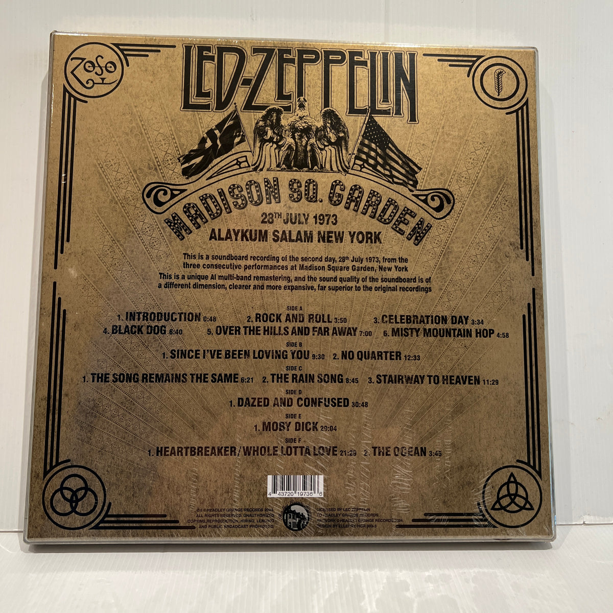 Led Zeppelin - Alaykum Salam New York 1973 - rare limited COLOR