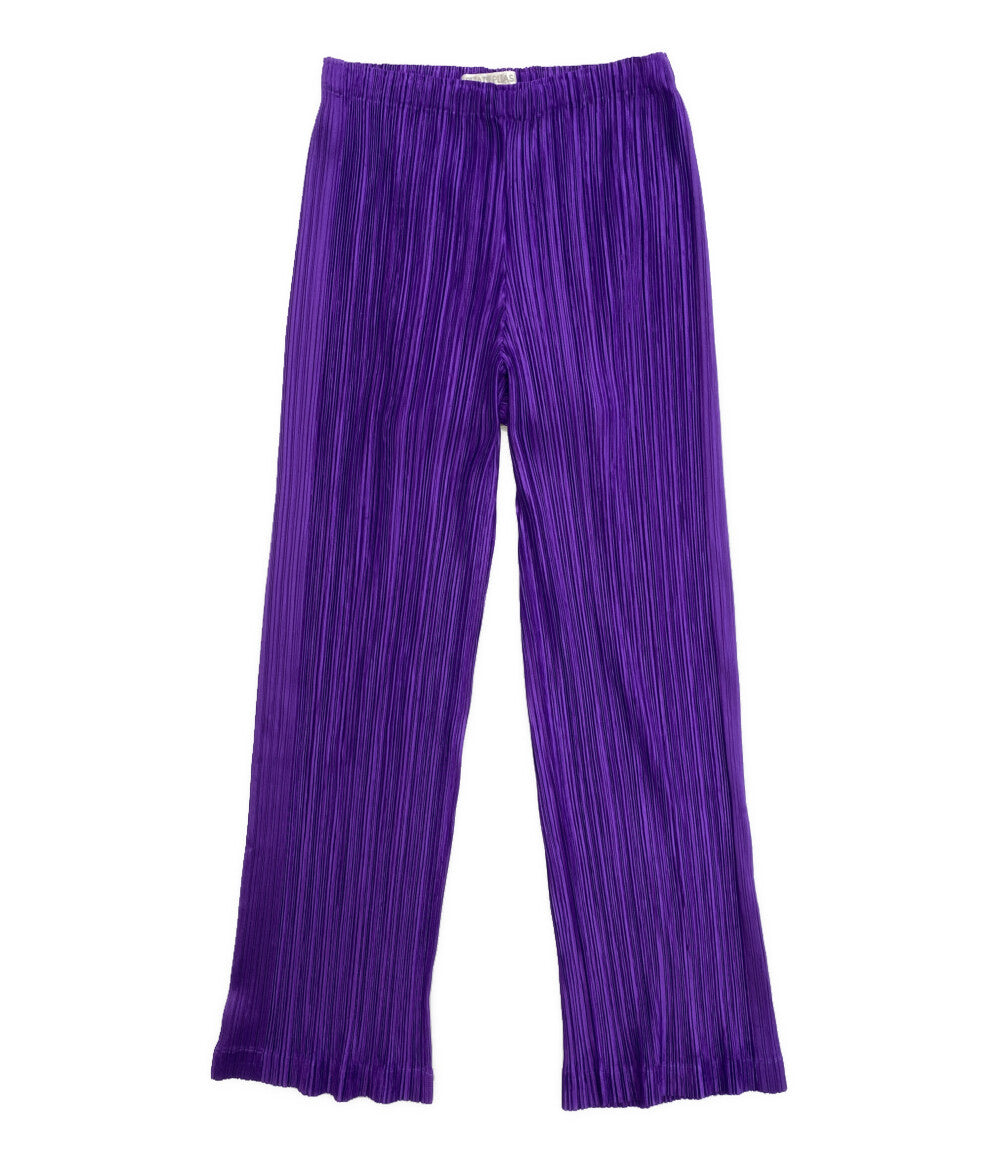 PLEATS PLEASE プリーツパンツ パープル 09aw PP93-JF691 レディース