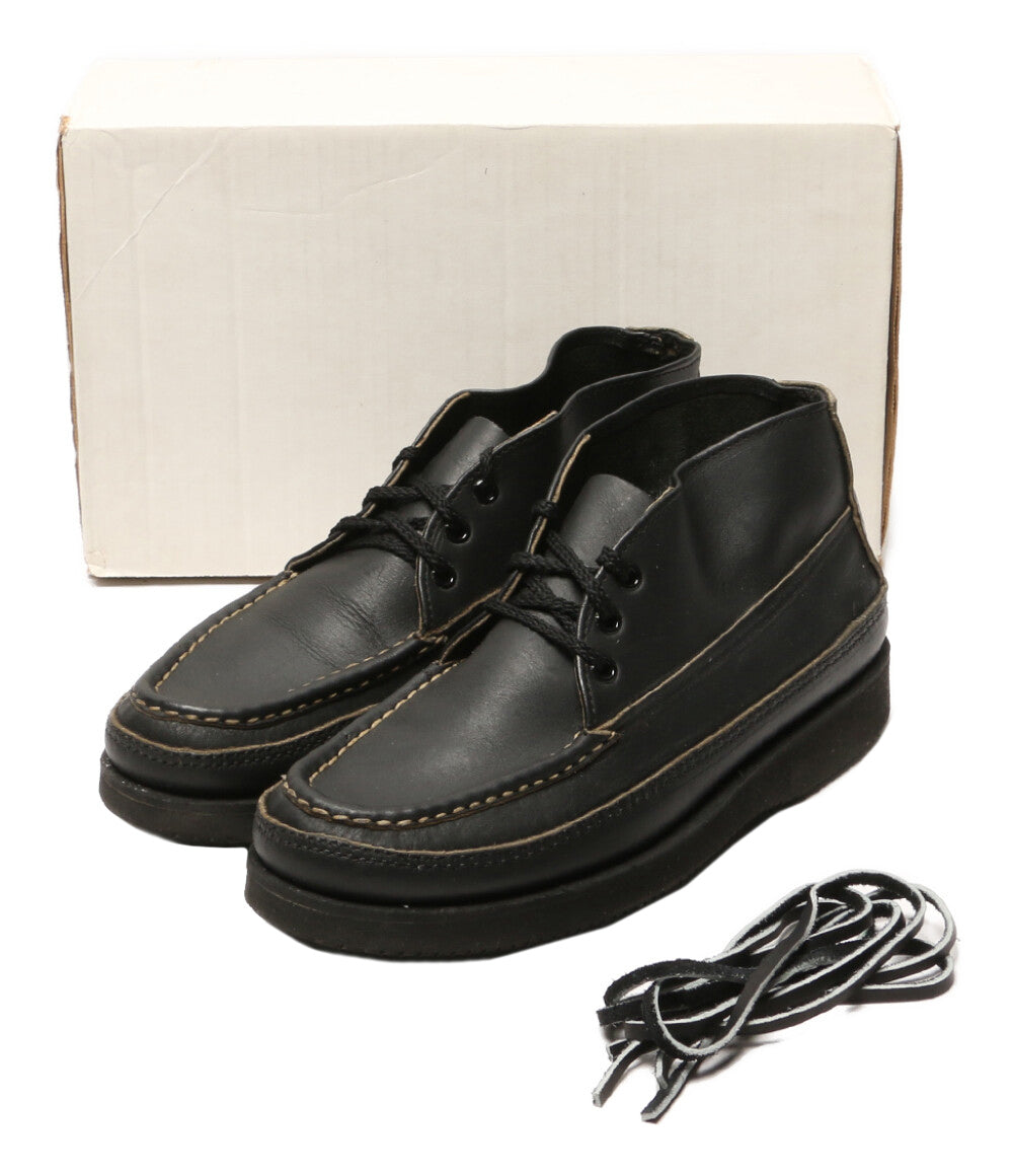 ラッセルモカシン チャッカブーツ ブラック メンズ SIZE 8 RUSSELL