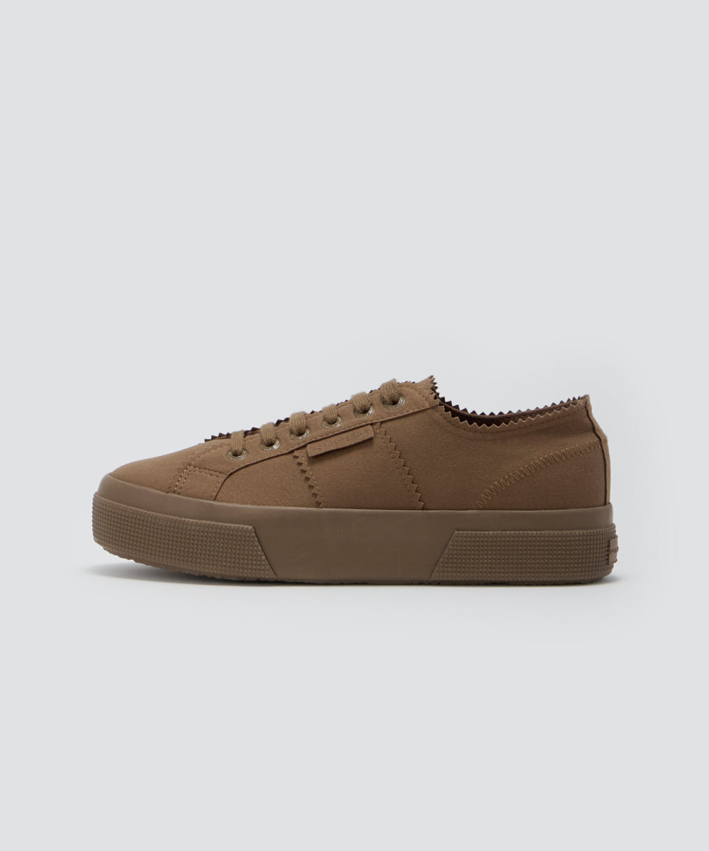 PELLICO | 撥水 スウェードスニーカー 3.5cm BROWN - アマンオンライン