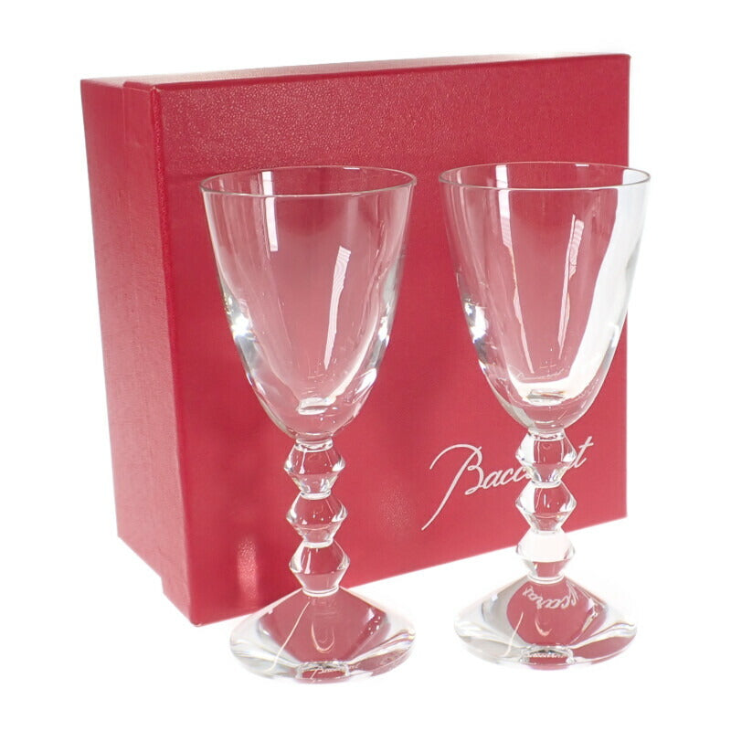 中古】バカラ Baccarat ベガ ワイン ペア 2客セット グラス クリスタル