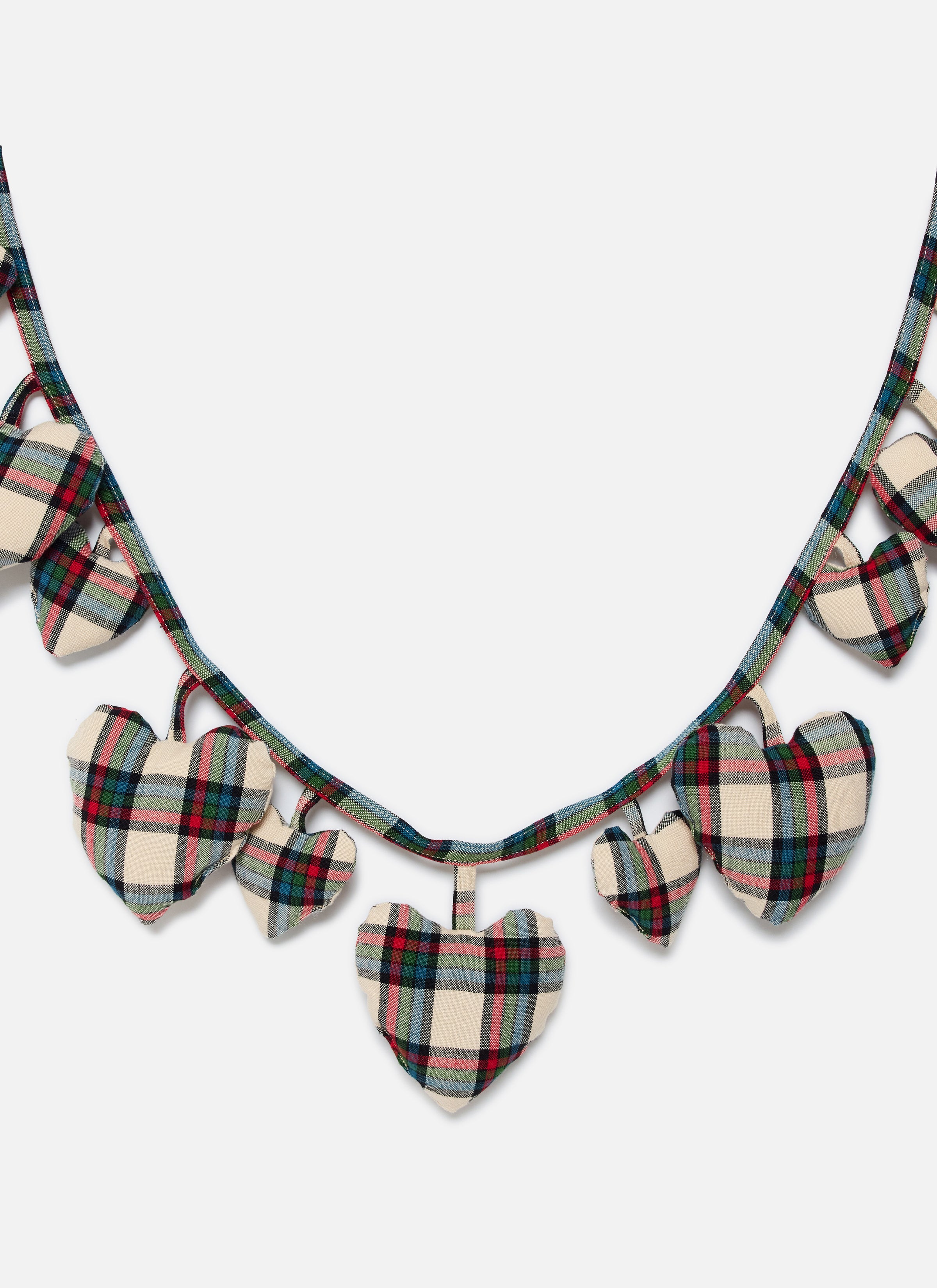 IDYLLWILD PLAID - Multi Hearts Garland – Heather Taylor Home