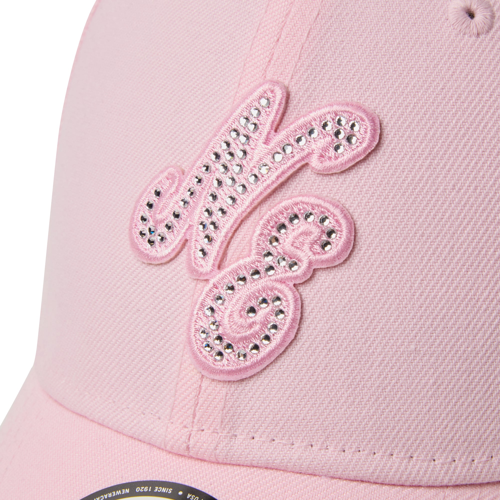 9FORTY Rhinestone ラインストーン クラシックロゴ ピンク