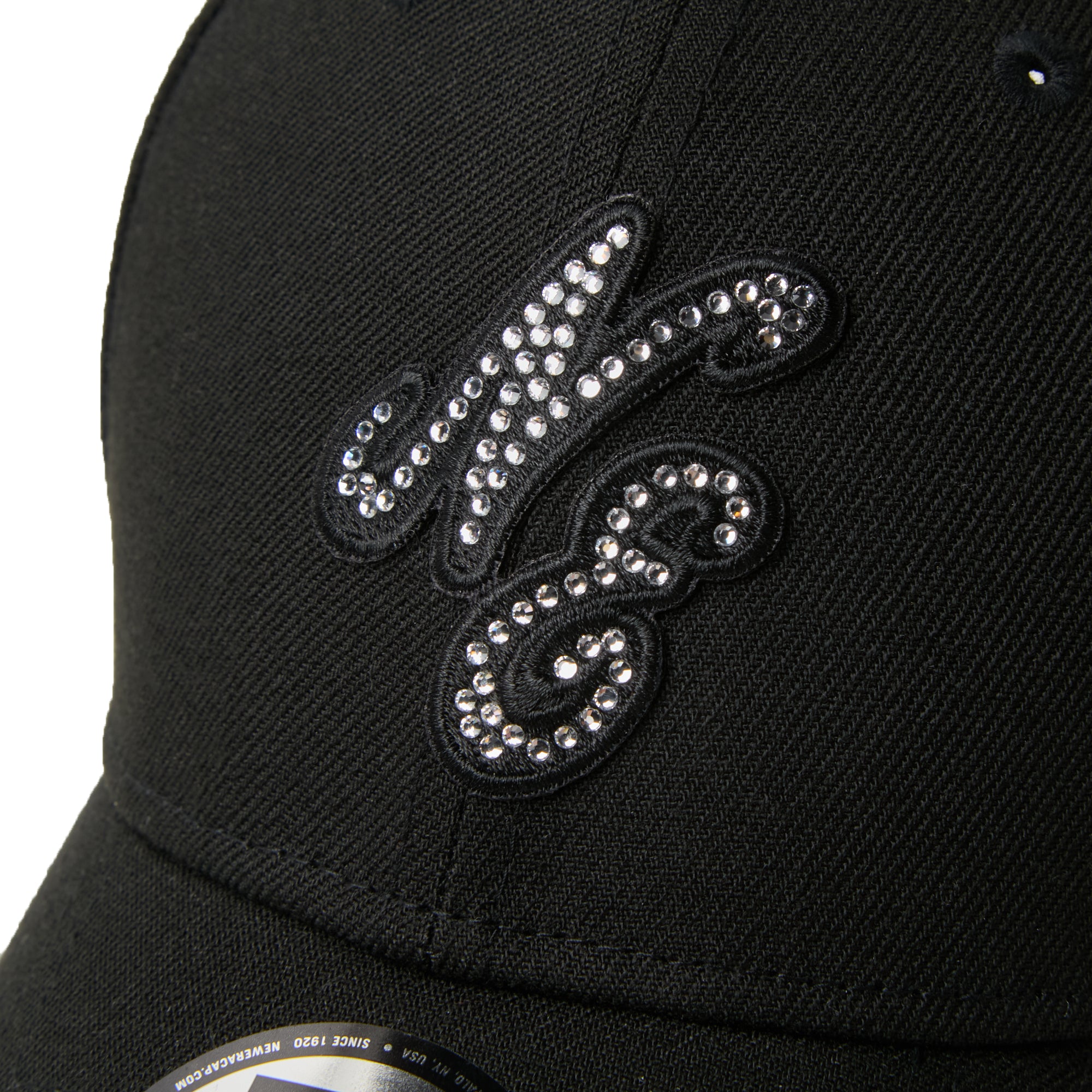 9FORTY Rhinestone ラインストーン クラシックロゴ ブラック