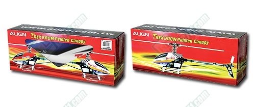 HC6010 600N Painted Canopy A for Align T-Rex 600 Nitro - BUY NOW