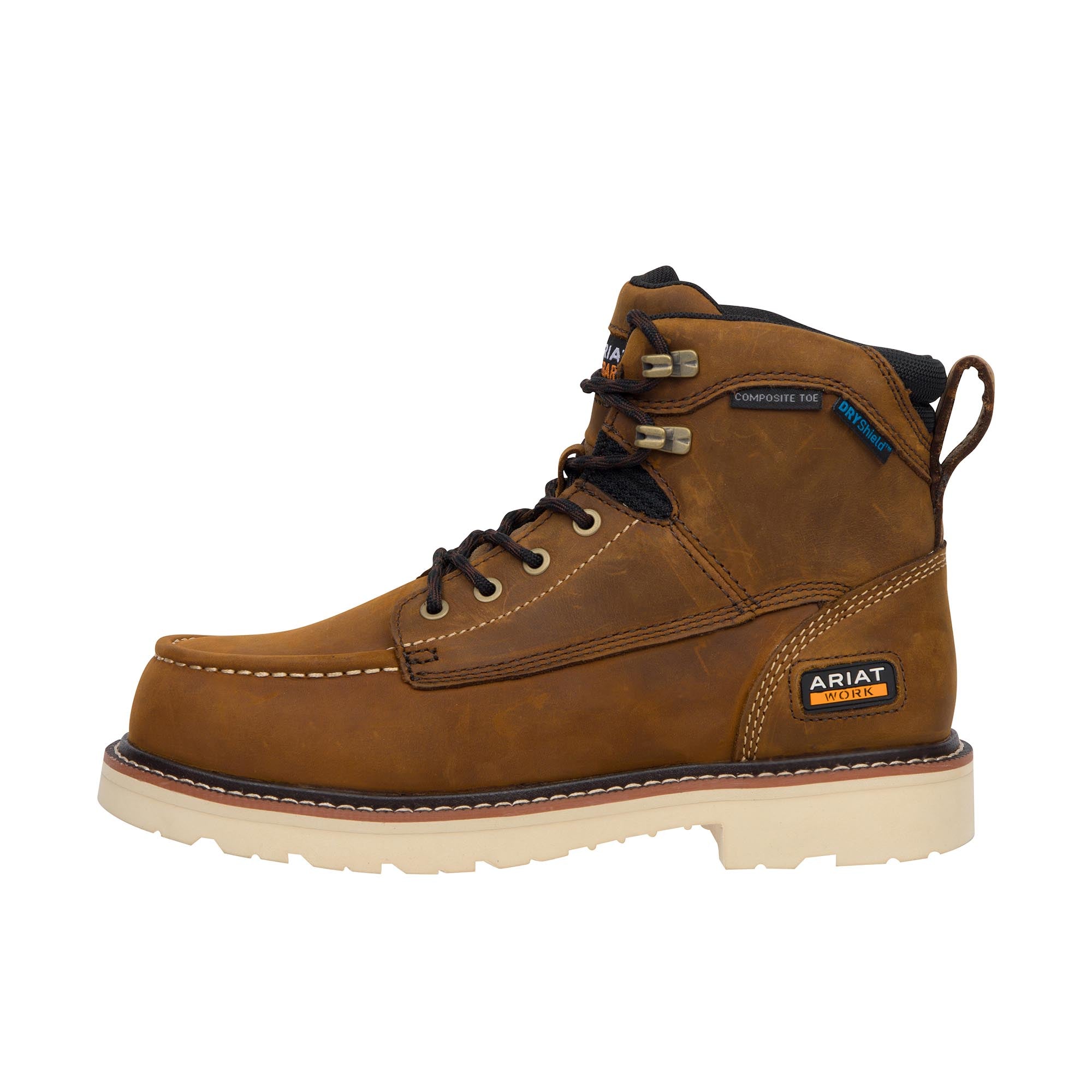 Ariat Rebar Lift 6 Inch H2O Composite Toe Distressed Brown – Shoeteria