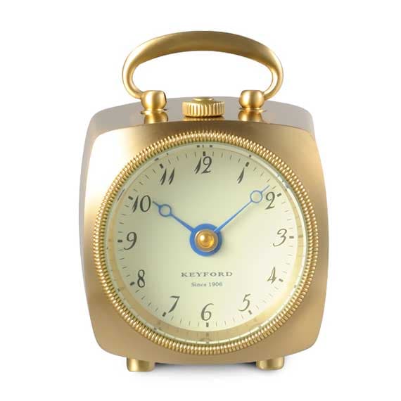KEYFORD キーフォード GRAB TABLE WATCH 置き時計 ゴールド K14-010