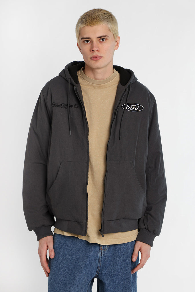 Ford Motor Co. Cotton-Canvas Hooded Workwear Jacket – West49