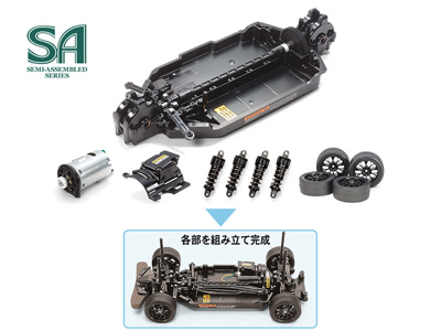 1/10RC ファーストトライ RCキット（オンロードカータイプTT-02