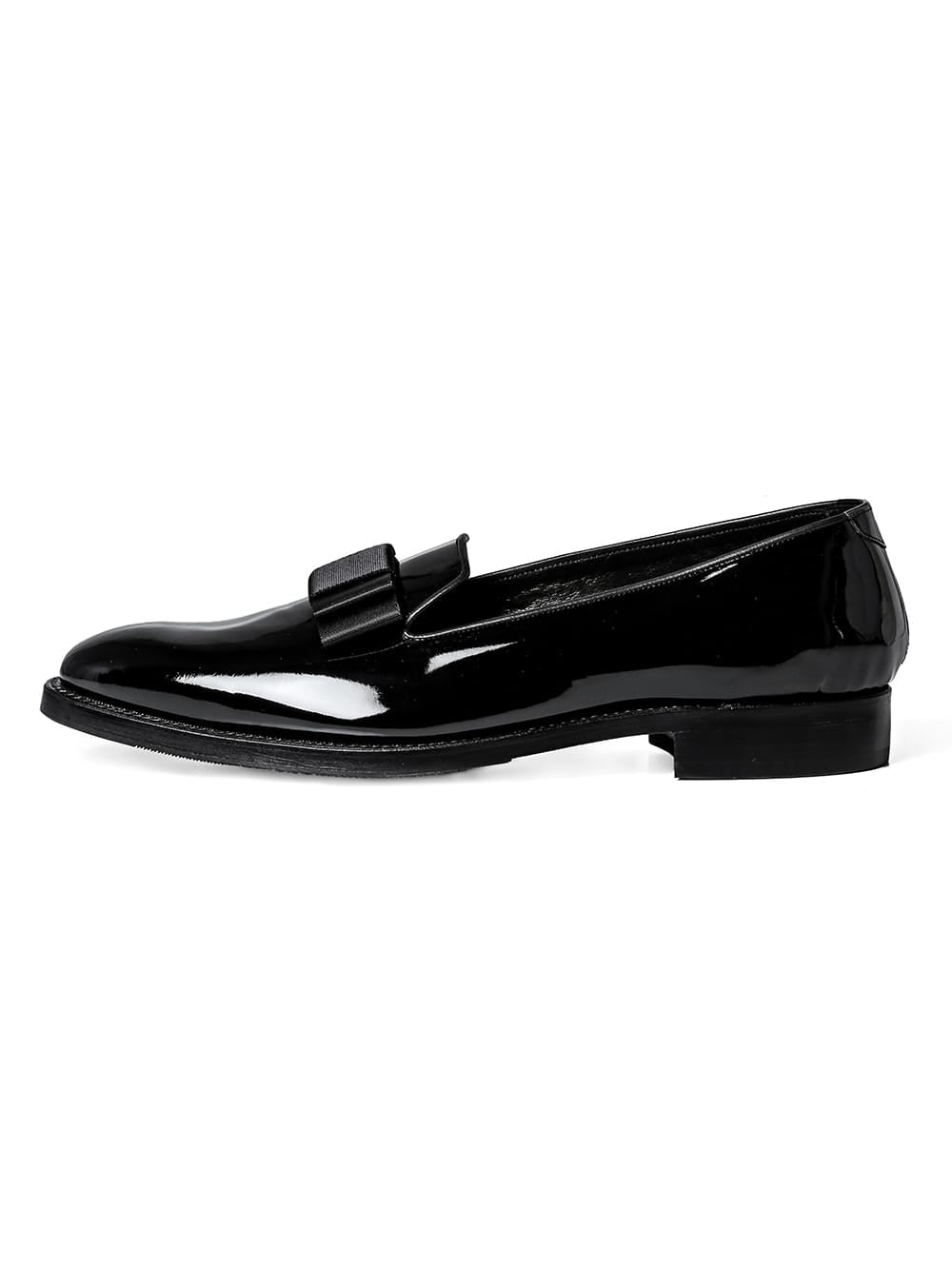 sf.0003AW25-black パテントレザーオペラパンプ The Black-and-White