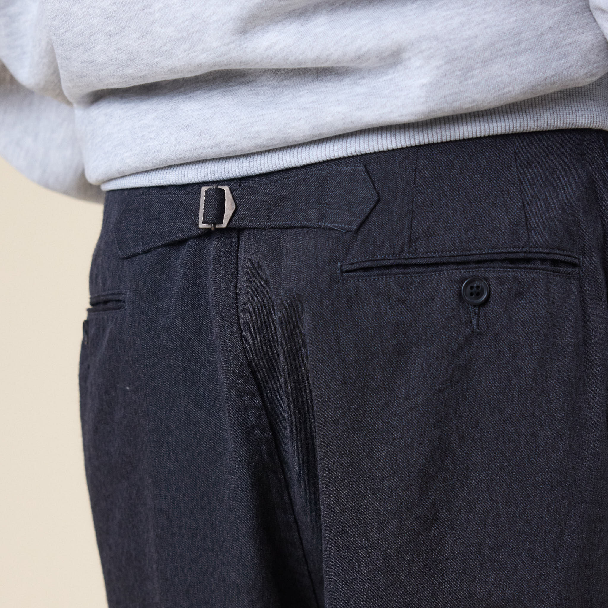 Nanamica - Wool Gabardine Pleat Pants - Charcoal | T.T.O.O