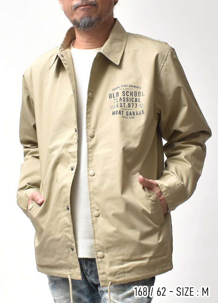 楽天市場】コーチジャケット メンズ アメカジ | S~2XL 全4色 大きい