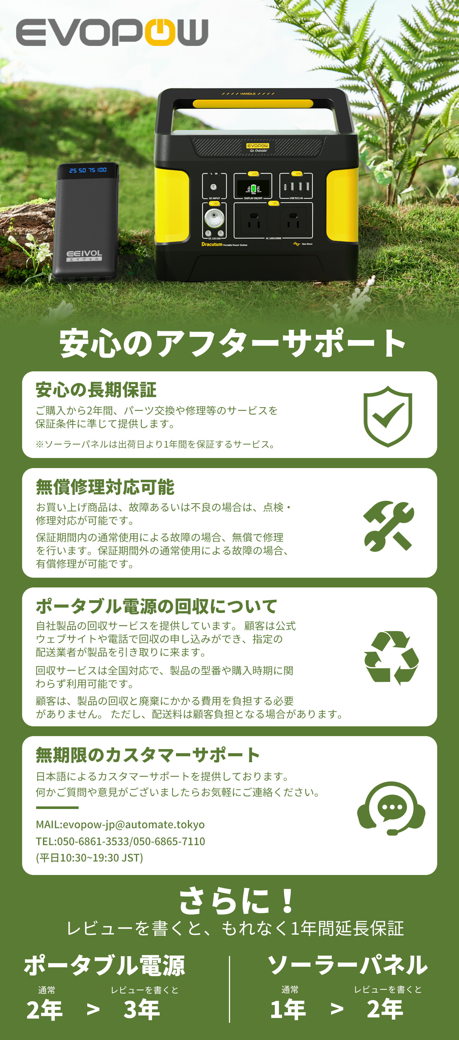 楽天市場】AIWOLL ポータブル電源 1531Wh 大容量 1500W(最大2400W