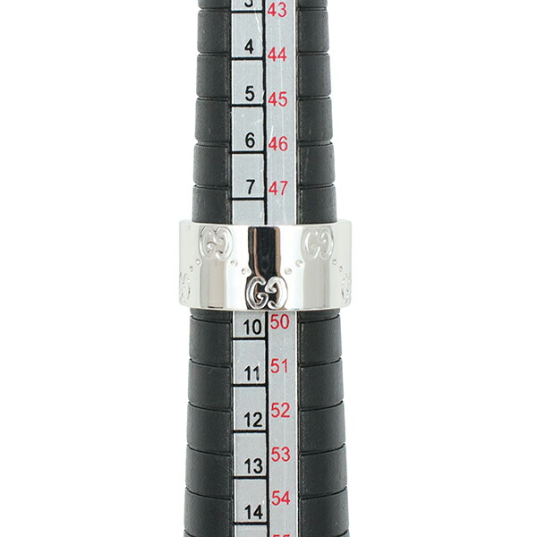 楽天市場】【超美品】 グッチ リング アイコン ワイド 約10号 K18WG