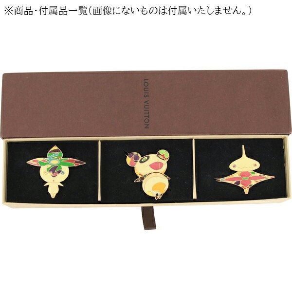 楽天市場】【10%OFF】 ルイヴィトン ヘアピン 3点セット 村上隆