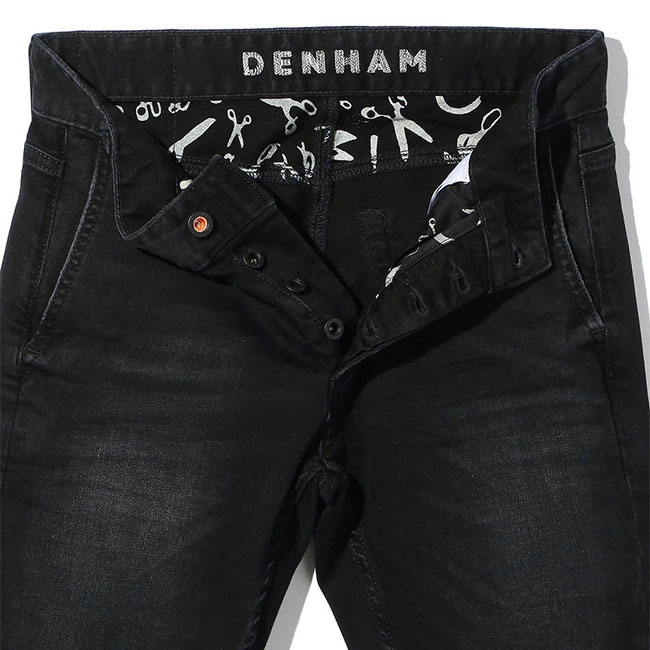 楽天市場】DENHAM デンハム YORK PARIS ヨーク テーパード ブラック