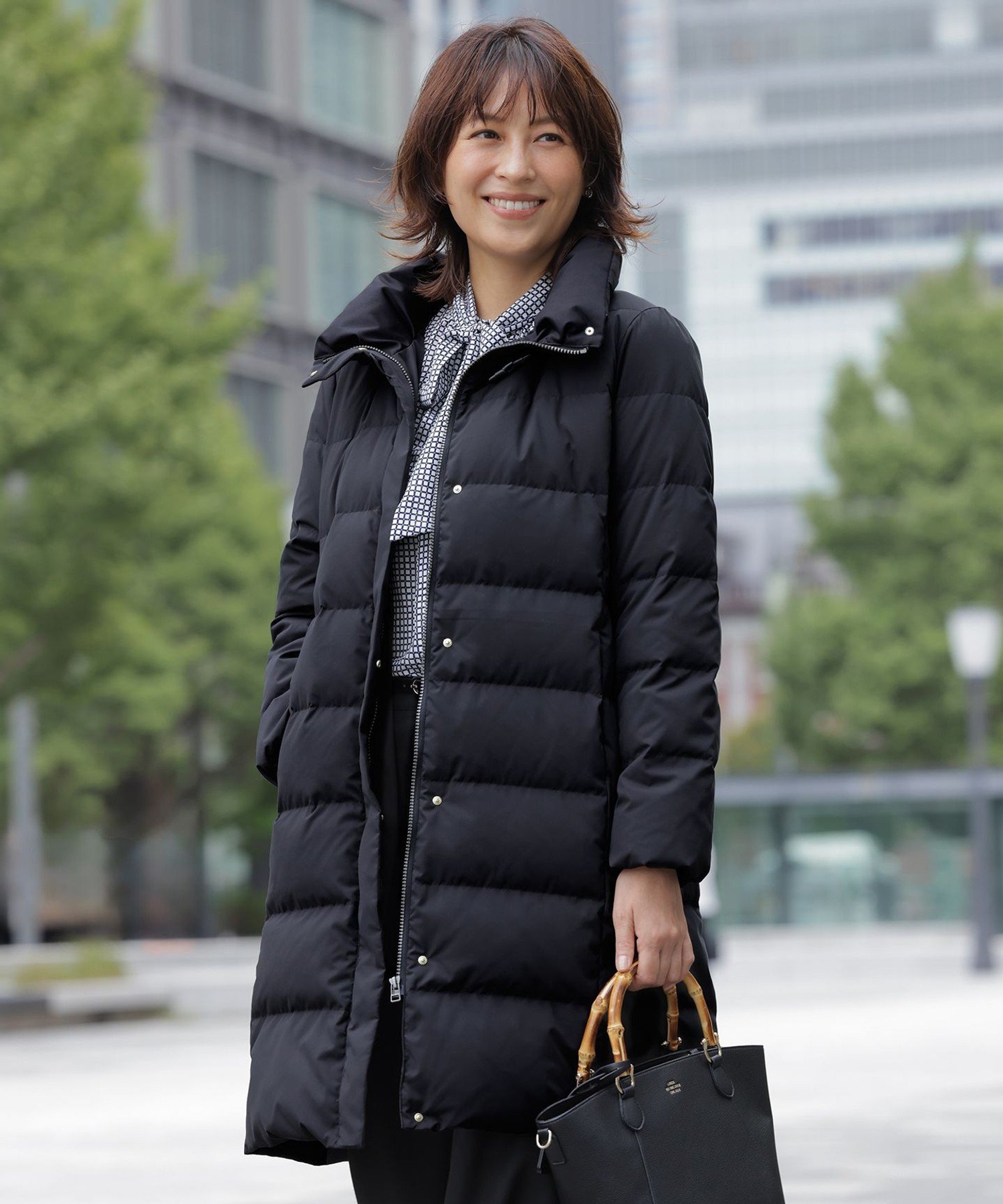 J.PRESS｜【洗える・2way】タフタダウン ロング丈 コート | Rakuten