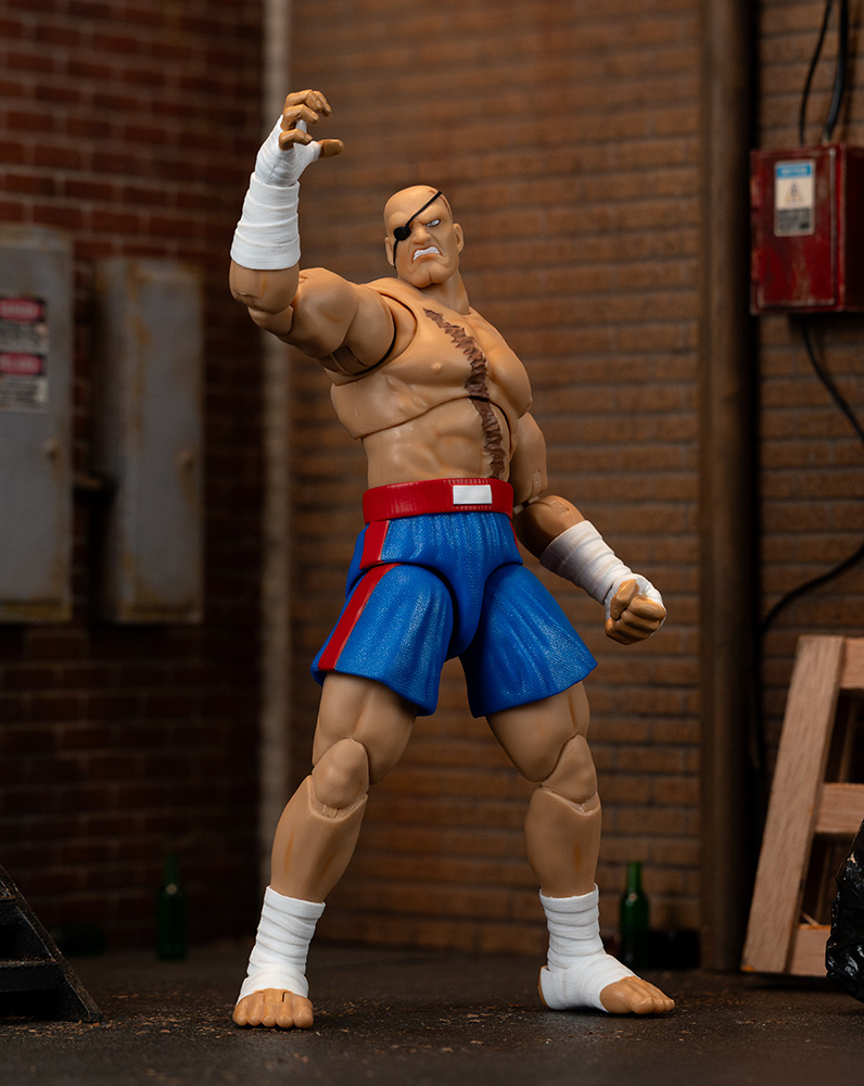 ストリートファイター サガット アクションフィギュア 1/12 スケール
