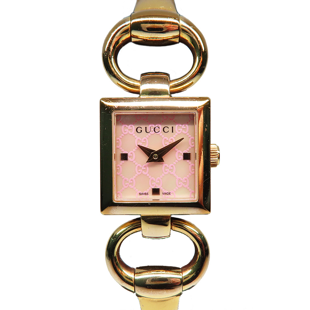 名古屋】【GUCCI】グッチ トルナヴォーニ YA120520 SS ピンクPVD