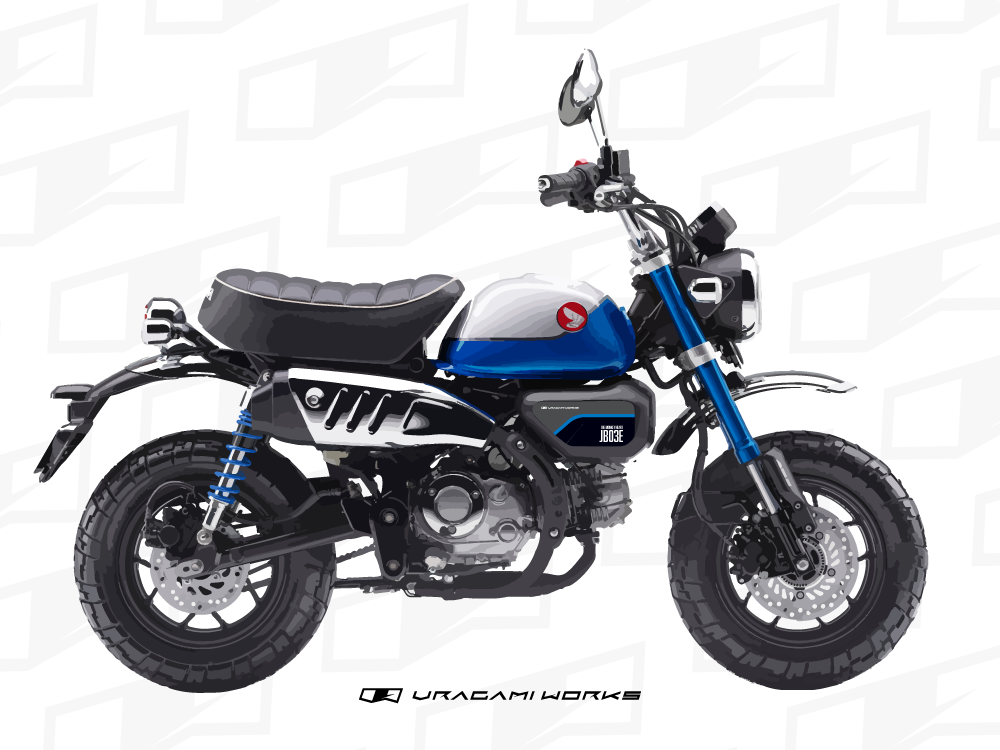 エアクリーナーカバーデカール モンキー125 – バイクデカールのウラ