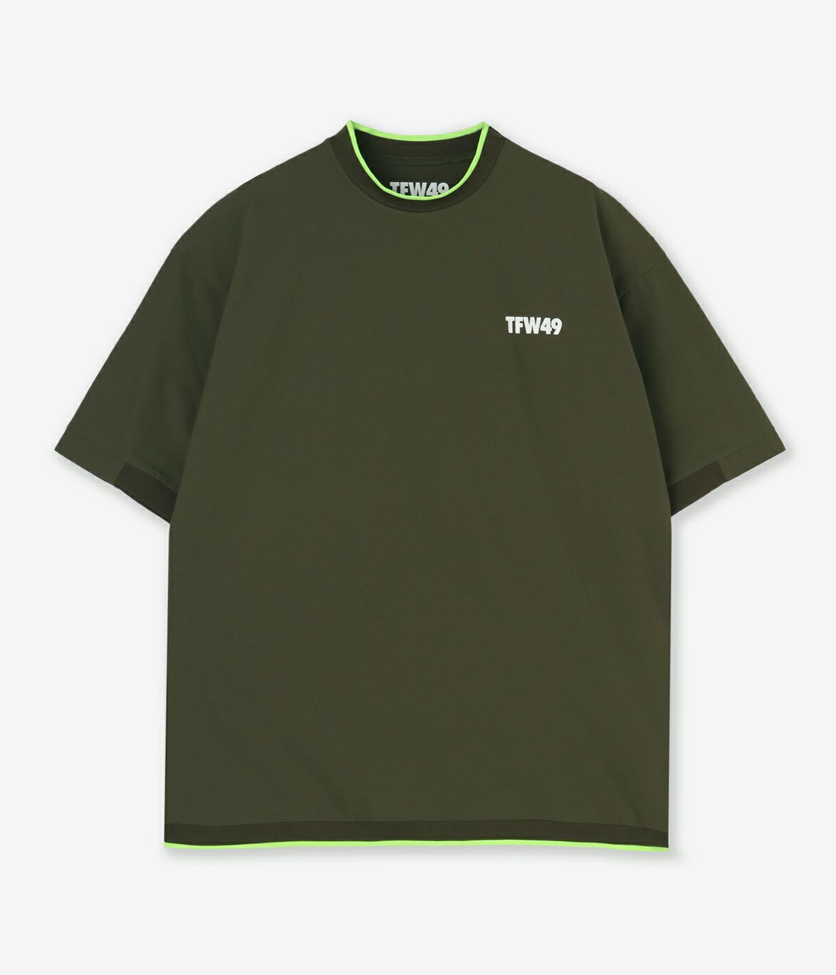 TFW49 - RELAX HALF MOCK NECK | モックネックシャツ | カーキ