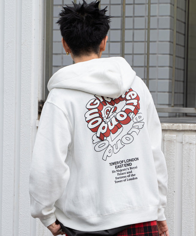 リラックスフィットバックロゴジップパーカー｜WEGO（ウィゴー