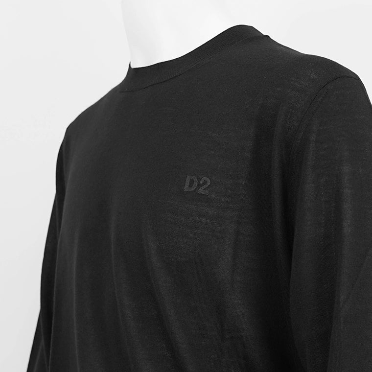 ディースクエアード DSQUARED2 メンズ ニット キャメル ブラック