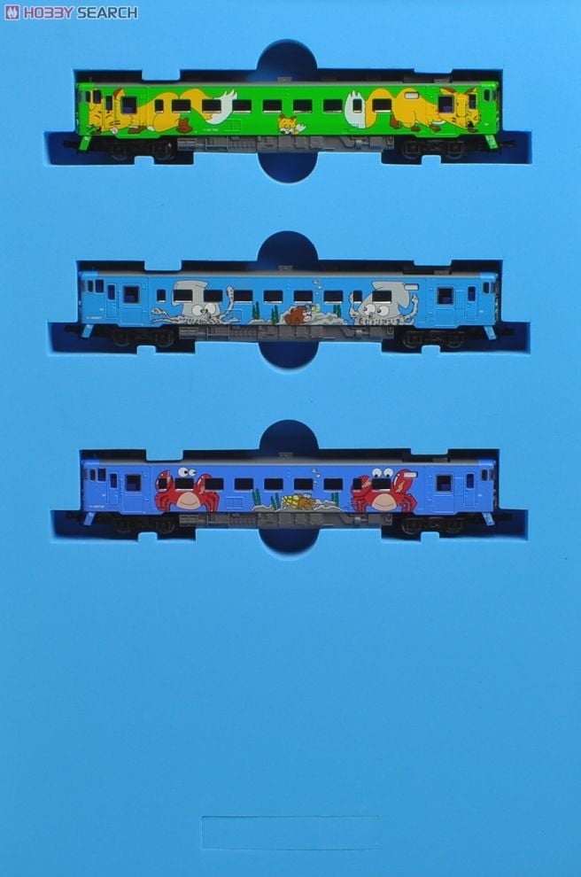 キハ40系700番台 キタキツネ・イカ・カニ塗装 (3両セット) (鉄道模型