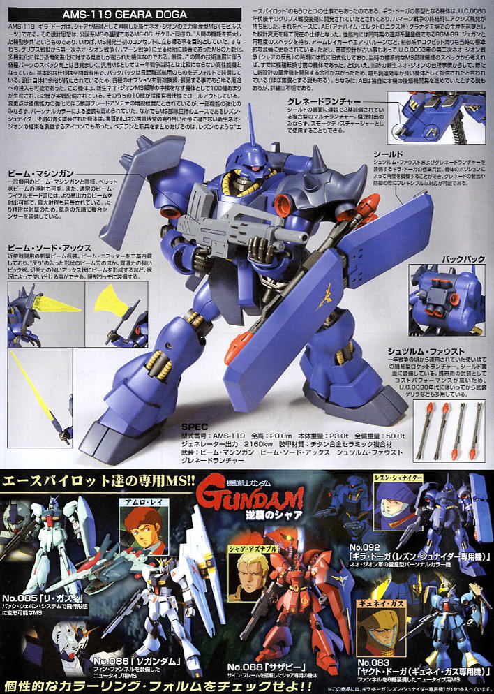 ギラ・ドーガ (レズン・シュナイダー専用機) (HGUC) (ガンプラ