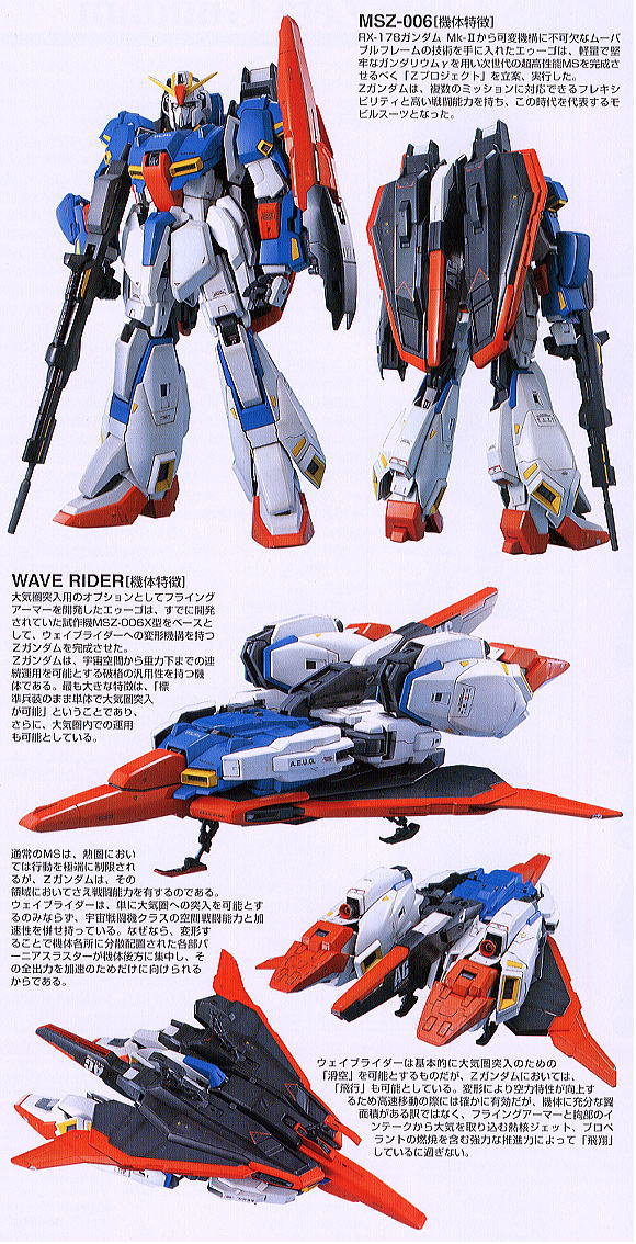 MSZ-006 ゼータガンダム (Zガンダム) (PG) (ガンプラ) - ホビーサーチ