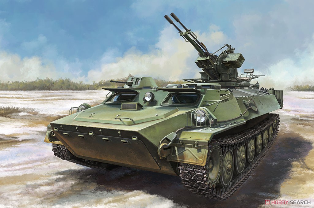 MT-LB戦闘兵員輸送車w /ZU-23-2 対空機関砲 (プラモデル) - ホビー