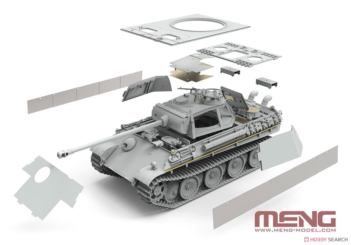 ドイツ 中戦車 Sd.Kfz.171 パンター G型 前期型 w/対空装甲装備型