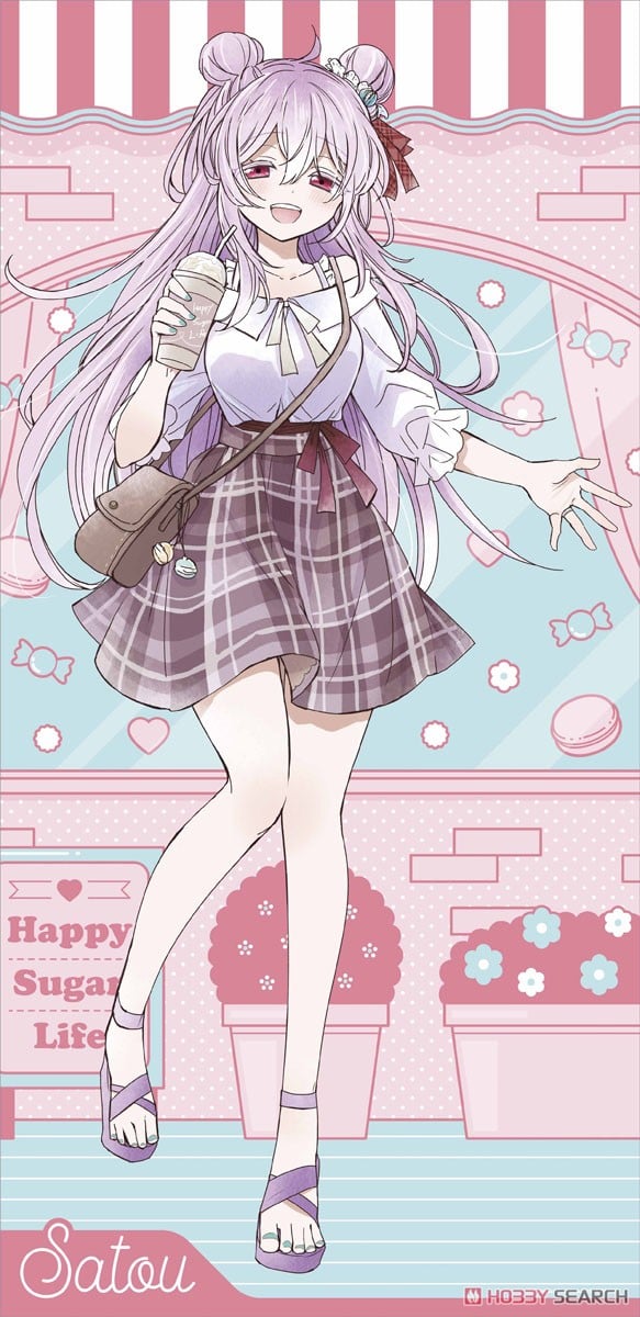 ハッピーシュガーライフ 描き下ろし等身大タペストリー (1)松坂さとう