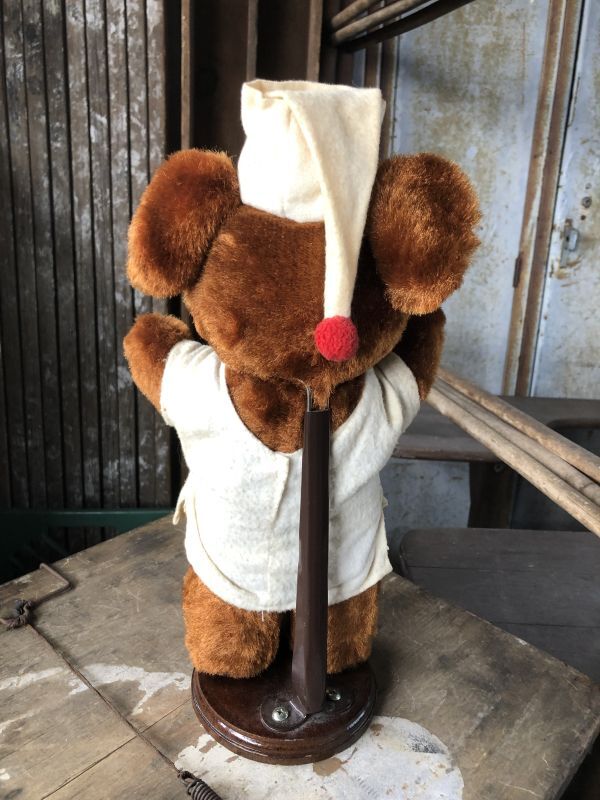 Vintage Travelodge Advertising Sleepy Bear Plush Doll (B978