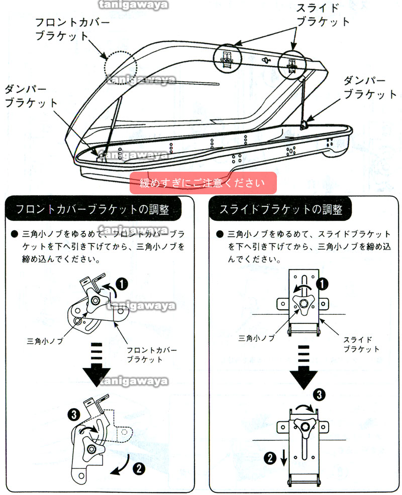 ローライダーフレックスの操作方法・アップ方法の解説：カーキャリア